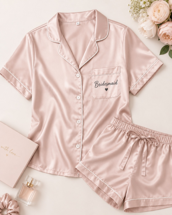Bridesmaid Satin Pyjamas